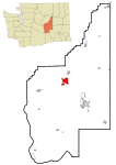 Grant County Washington Incorporated and Unincorporated areas Ephrata Highlighted